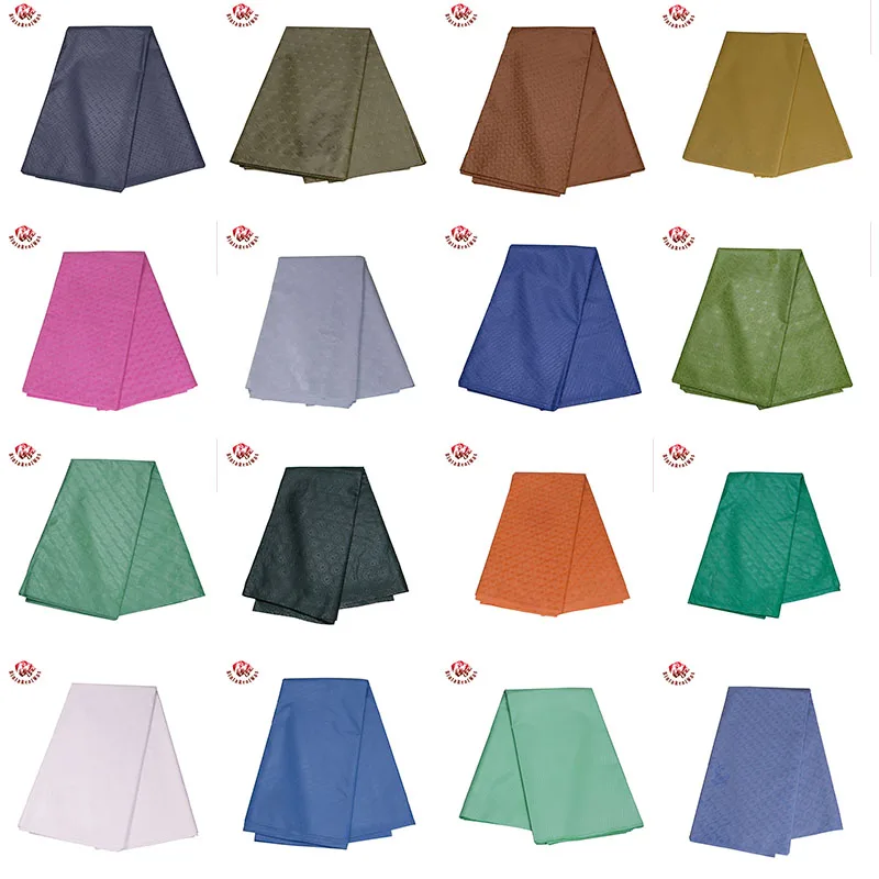 Sewing Batik Fabric - ポリエステルジャカードバジンリッチ生地,男性または女性用,5ヤード/ロット,2020,cs001