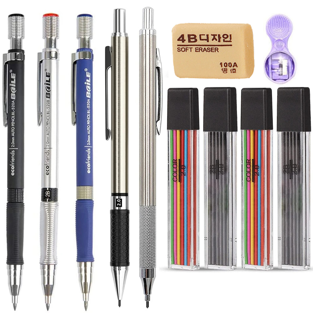 2.0mm 2B シャープペンシル 自動描画ペンシル カラー - Staedtler Pencil Lumocolor のレビューと価格