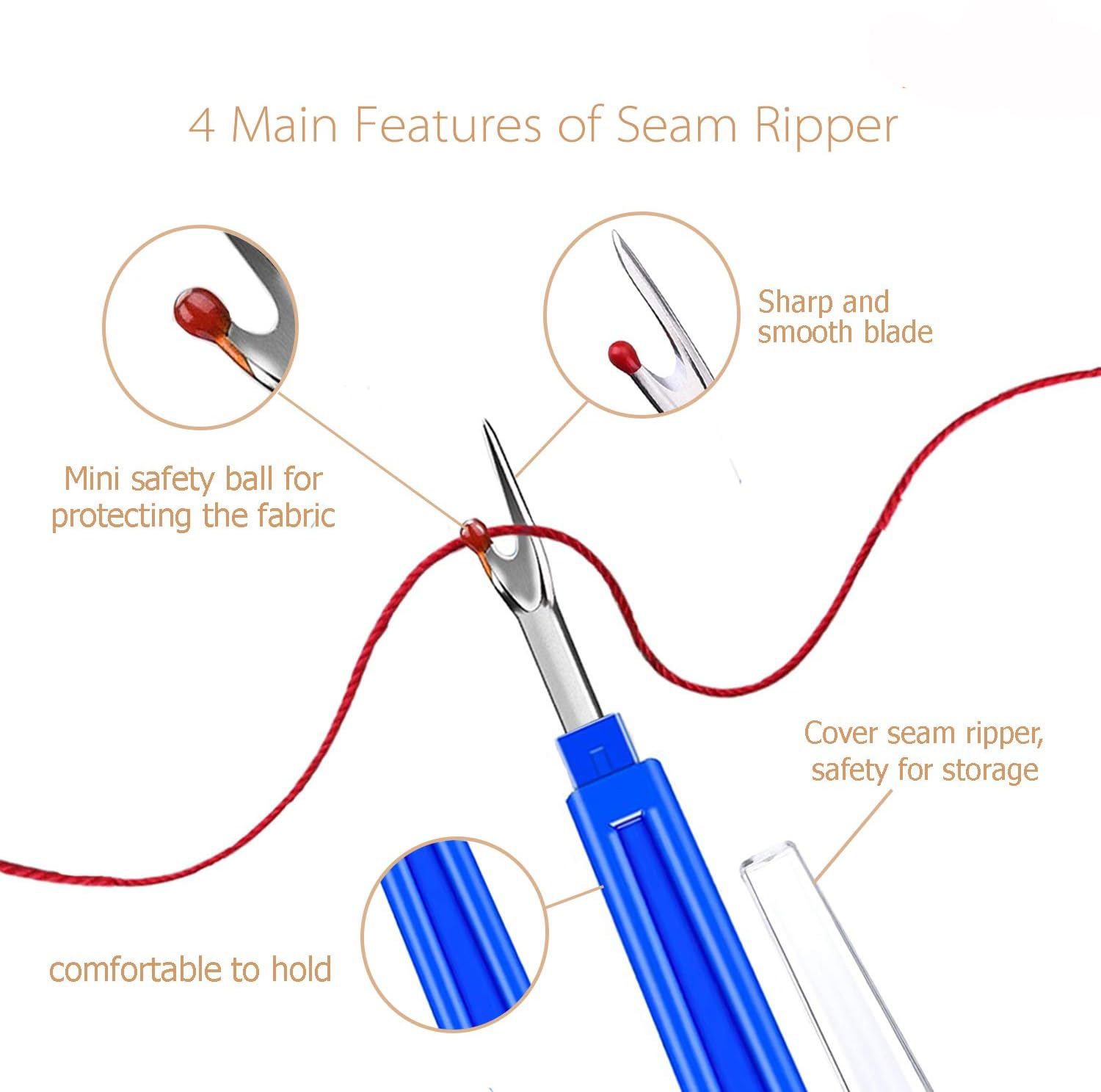 縫い目リッパーキット 縫い目糸抜きカッター 縫製クラフト針仕 - Sewing Gauge Ruler のレビューと価格