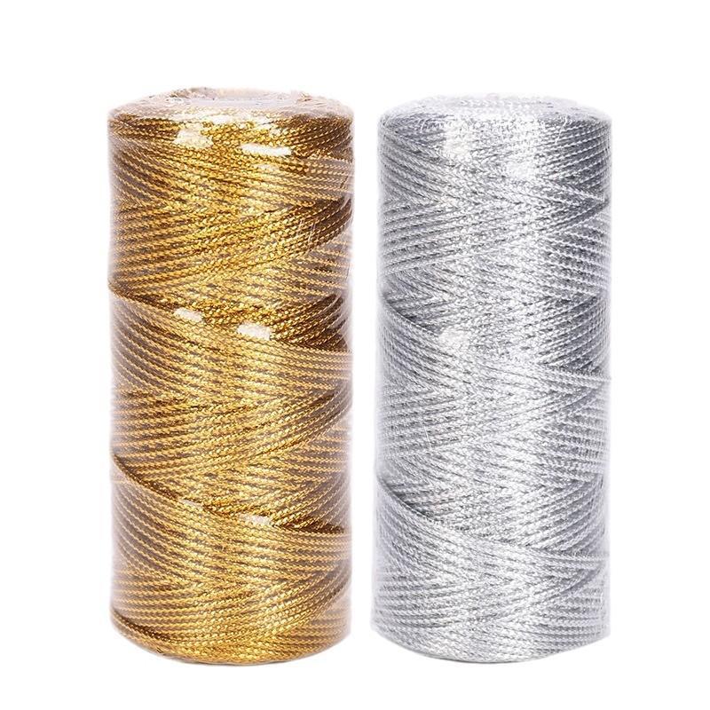[L] 1.5mm、100メートル、カラフルなマクラメコード - Sewing Thread In Textile のレビューと価格